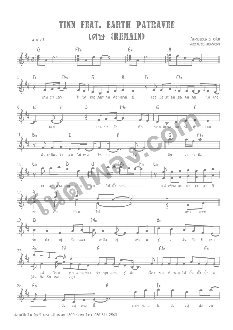 เศษ tinn Feat Earth Patravee -  - หน้า 1