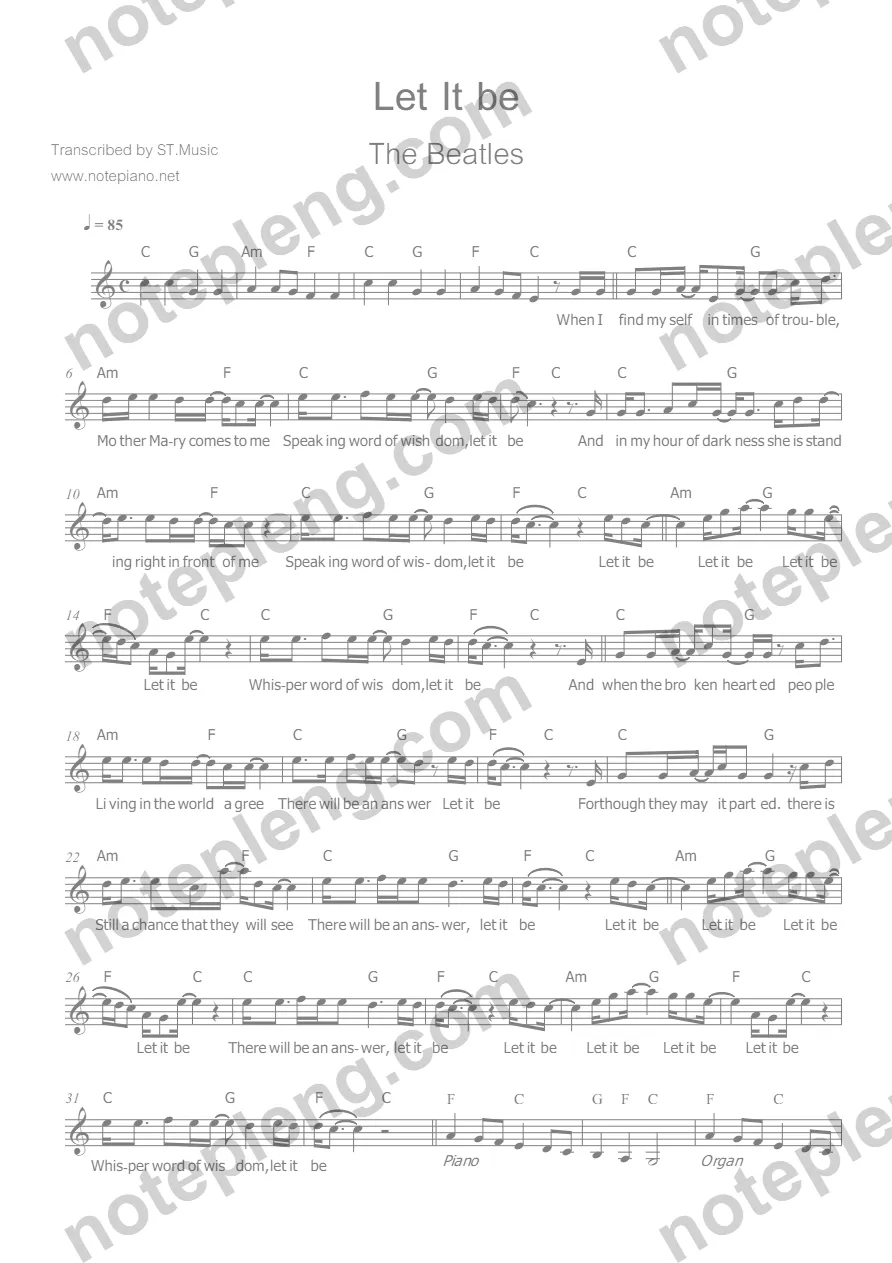 Let it be - The Beatle - หน้า 1